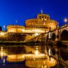 Engelenburcht in Rome bij avondlicht von Marco Schep