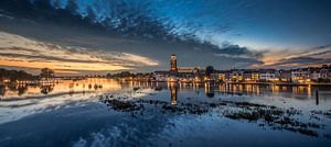 zonsondergang Deventer 1 van Lex Scholten