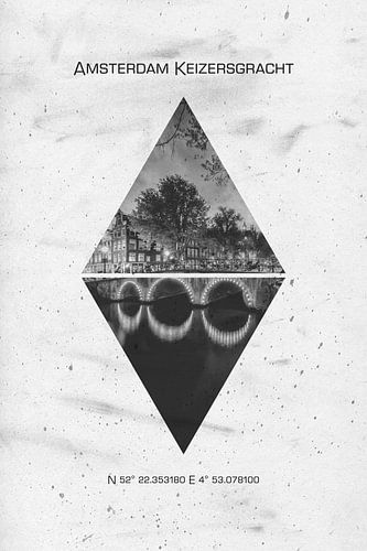 Coördinaten AMSTERDAM Keizersgracht
