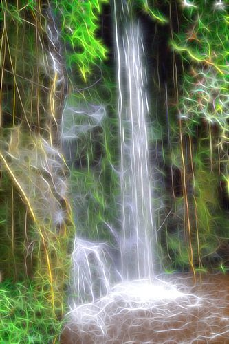 Stralende waterval