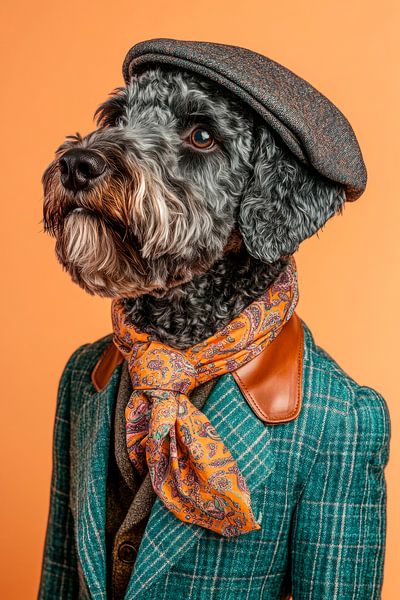 Kerry Blue Terrier von Poster Art Shop