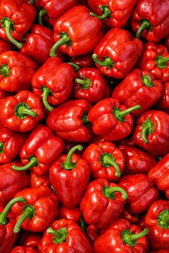 Red pepper.Market glut