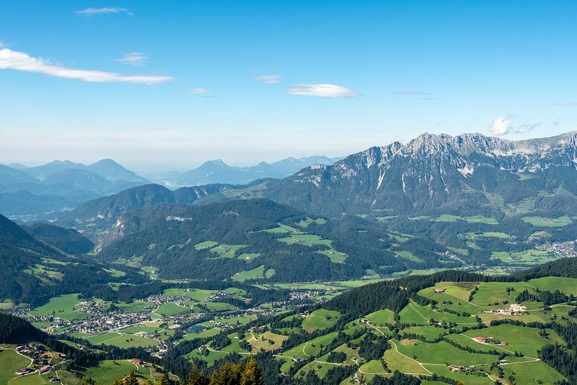 Vue depuis le Hohe Salve en direction de Kitzbühel par Andreas Nägeli