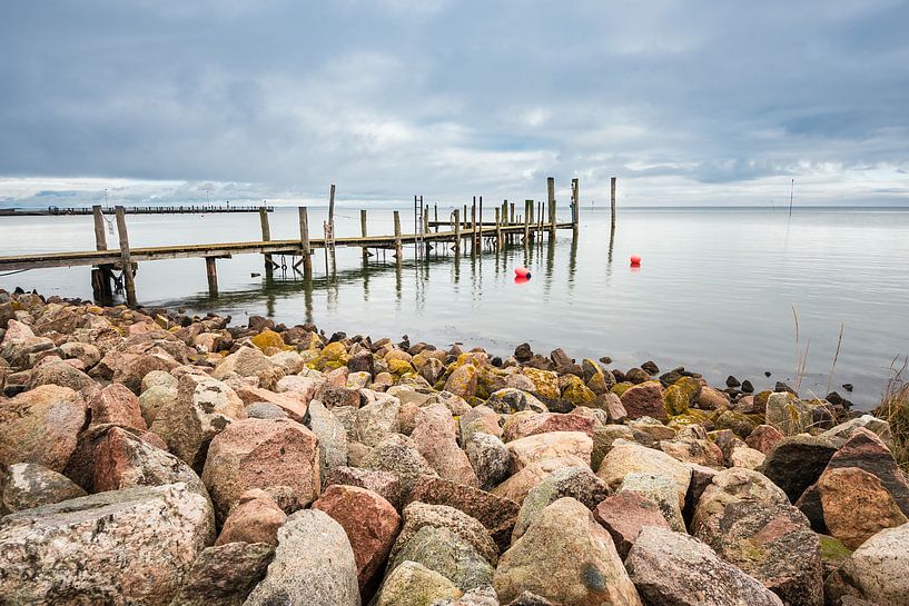 Old landing stage on the island Amrum, Germany by Rico Ködder
