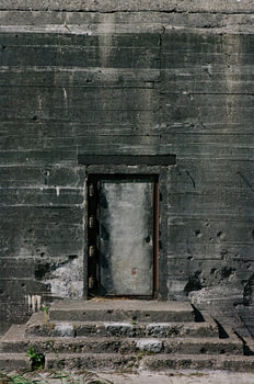 a door is closed