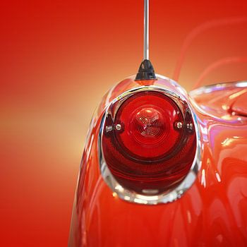 Amerikaanse klassieke auto 1957 corvette