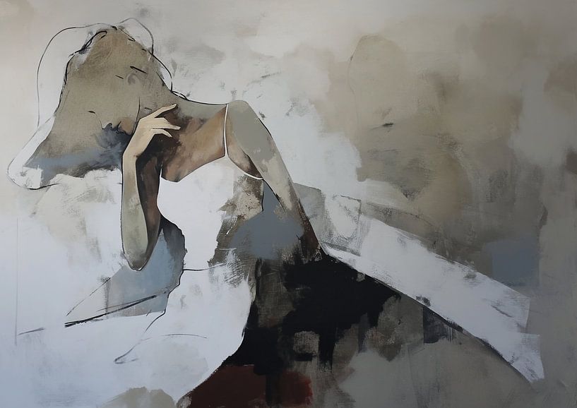 Echos de la sérénité par Peinture Abstraite