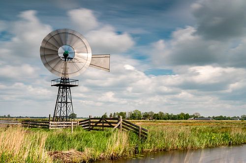 Molen in het natuurresurvaat Alde Feanen