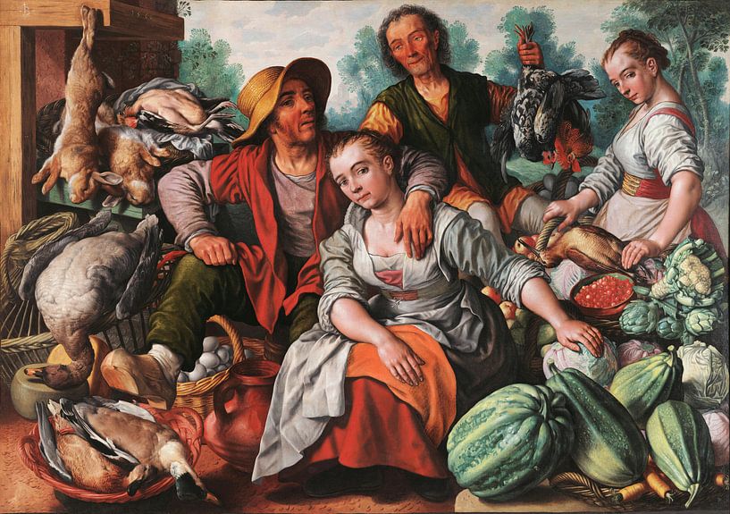 The Country Markeet, Joachim Beuckelaer by Masterful Masters