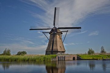 KINDERDIJK, NEDERLAND - een Nederlandse stad, gelegen in de provincie Zuid-Holland in Nederland. Kin van Tjeerd Kruse