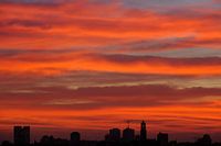 Skyline van Utrecht met de Domtoren