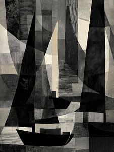 Segelboot abstrakt