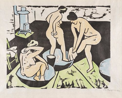 Max Pechstein, Zwemmers XI, 1911