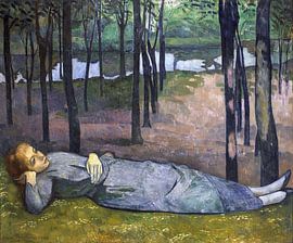 Emile Bernard, Madeleine au Bois d'Amour, 1888 sur Atelier Liesjes