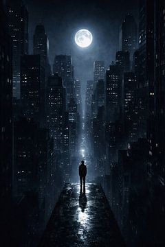 Einsamkeit unter dem Mond