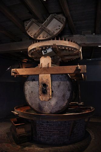 Moulin à grains du musée en plein air sur Britt Trouwborst