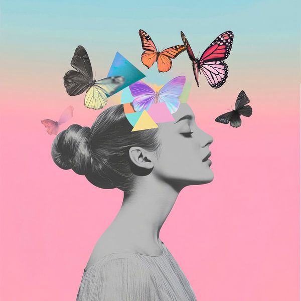 Butterfly thoughts by Poster Art Shop
