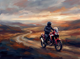 Honda Africa Twin CRF1100L on Red Hills