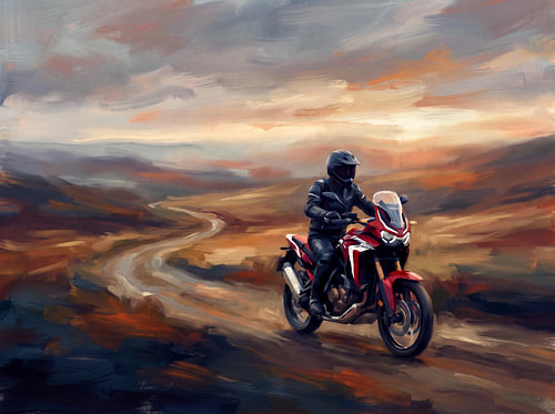 Honda Africa Twin CRF1100L on Red Hills