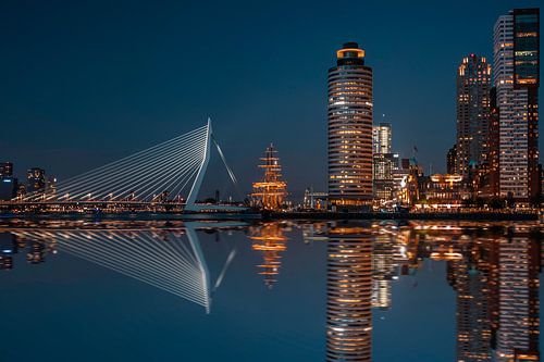 Rotterdam Nacht Szenerie