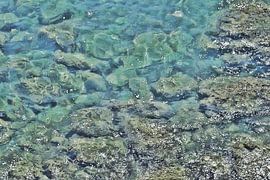 'Glitter' - Stones in Clear Water - Nature - Lake - Sea - Quay - Coast - Digital Art by Dirk van der Ven