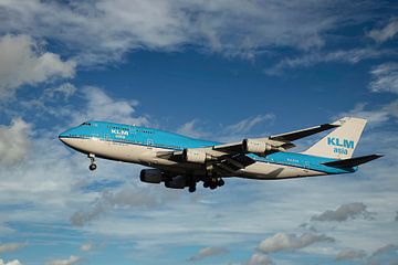 Boeing 747-400 KLM, PH-BFP. De City of Paramaribo van Gert Hilbink
