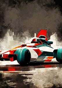 Formel 1 Rennsport Kunst #Formel von JBJart Justyna Jaszke