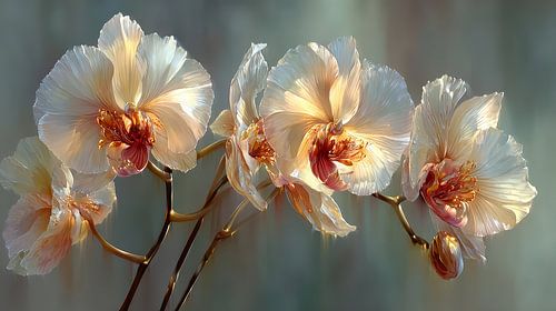 Chinese orchideeën (Phalaenopsis) met een vleugje kunstzinnigheid:
