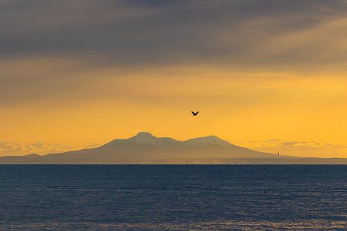 Lever de soleil à Hokkaido au Japon