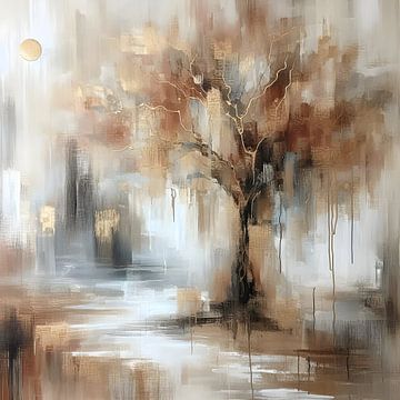 golden Tree van FoXo Art