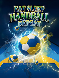 Eten, Slapen, Handbal, Retro, Vuur