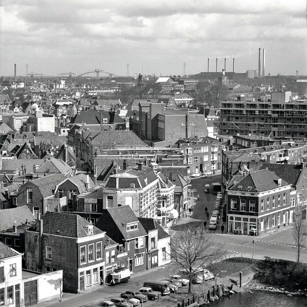 Dordrecht from City Hall 1968 by Dordrecht van Vroeger