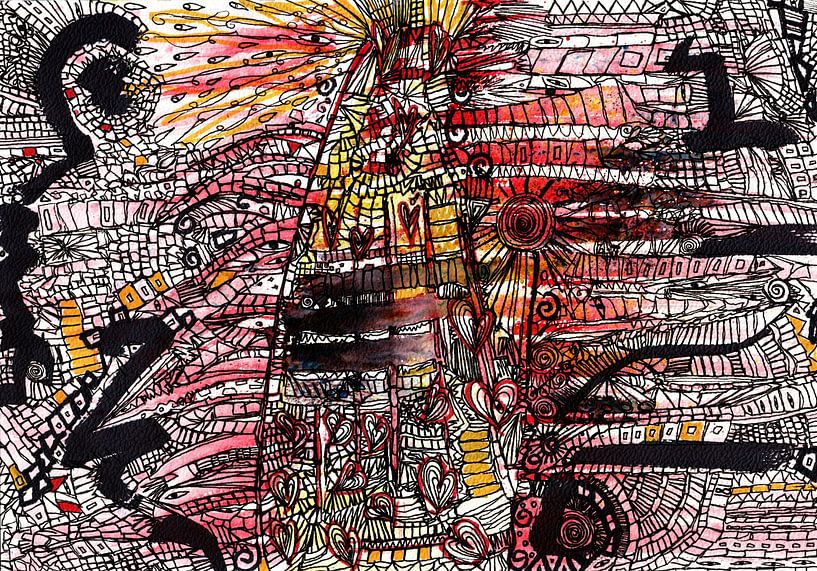 Eine Treppe zum Himmel von MY HAPPY SOUL ART