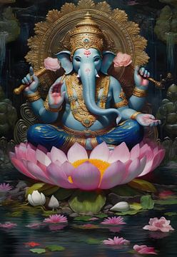 Vredige Ganesha van Art Kingdom