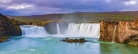 Photo panoramique du Godafoss sur Henk Meijer Photography