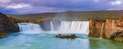 Panoramafoto van de Godafoss