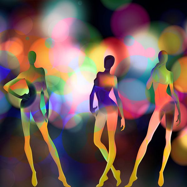 Bokeh Mädchen von Harry Hadders Design