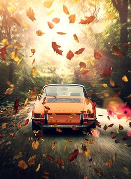 Driving old Porsche by Ramon Enzo Wink