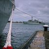 The ropes the Navy ships are attached to. by Martijn Tilroe