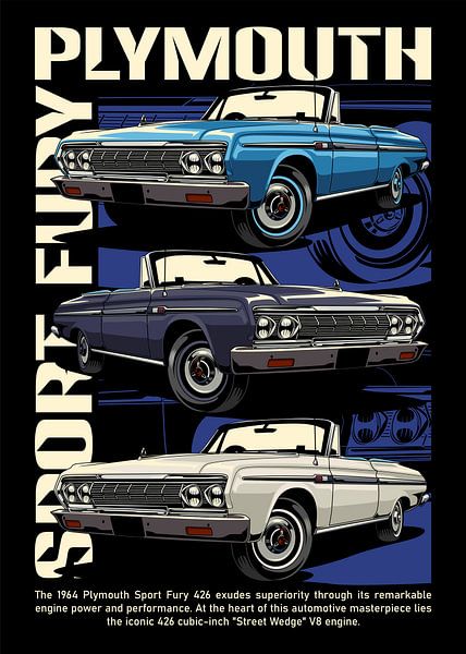 Plymouth Sport Fury Muscle Car van Adam Khabibi