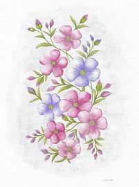 Bloemendroom in aquarel