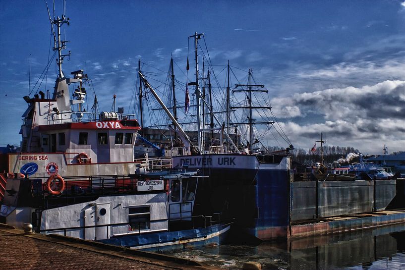 Vissersdorp Urk by foto-fantasie foto-fantasie