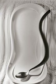 Bestek: lepel (uit de serie voor aan de keukenwand) van André Bouterse