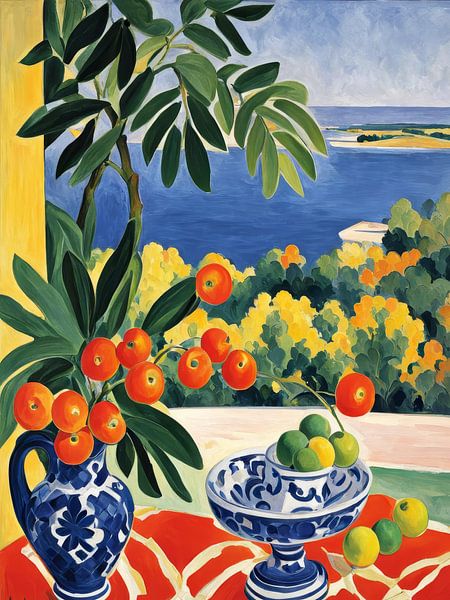Tisch am Meer Stil Henri Matisse von TOAN TRAN
