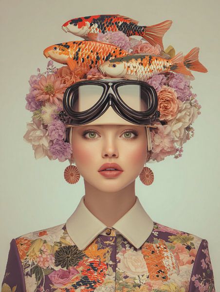 Flower woman by Ellen Novara-da Lima