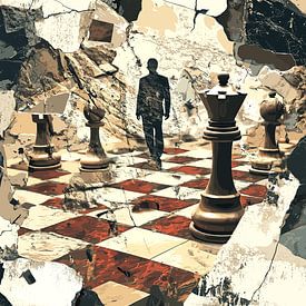 Chess and strategy in a crumbling world by Pixelbull Design