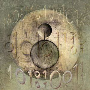 Bits und Bytes. Modern Abstract.