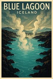 Blaue Lagune Island Geothermische Flucht von Travel Shop