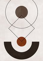 Abstract Minimalist Scandinavian Geometric Art