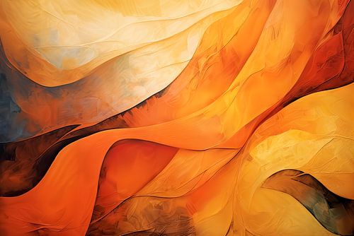 Couleurs d'automne abstraites sur Bert Nijholt